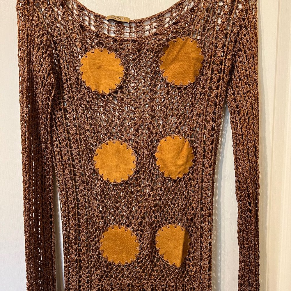 Licole (Brazil) long sleeve Polyester knitted with beads